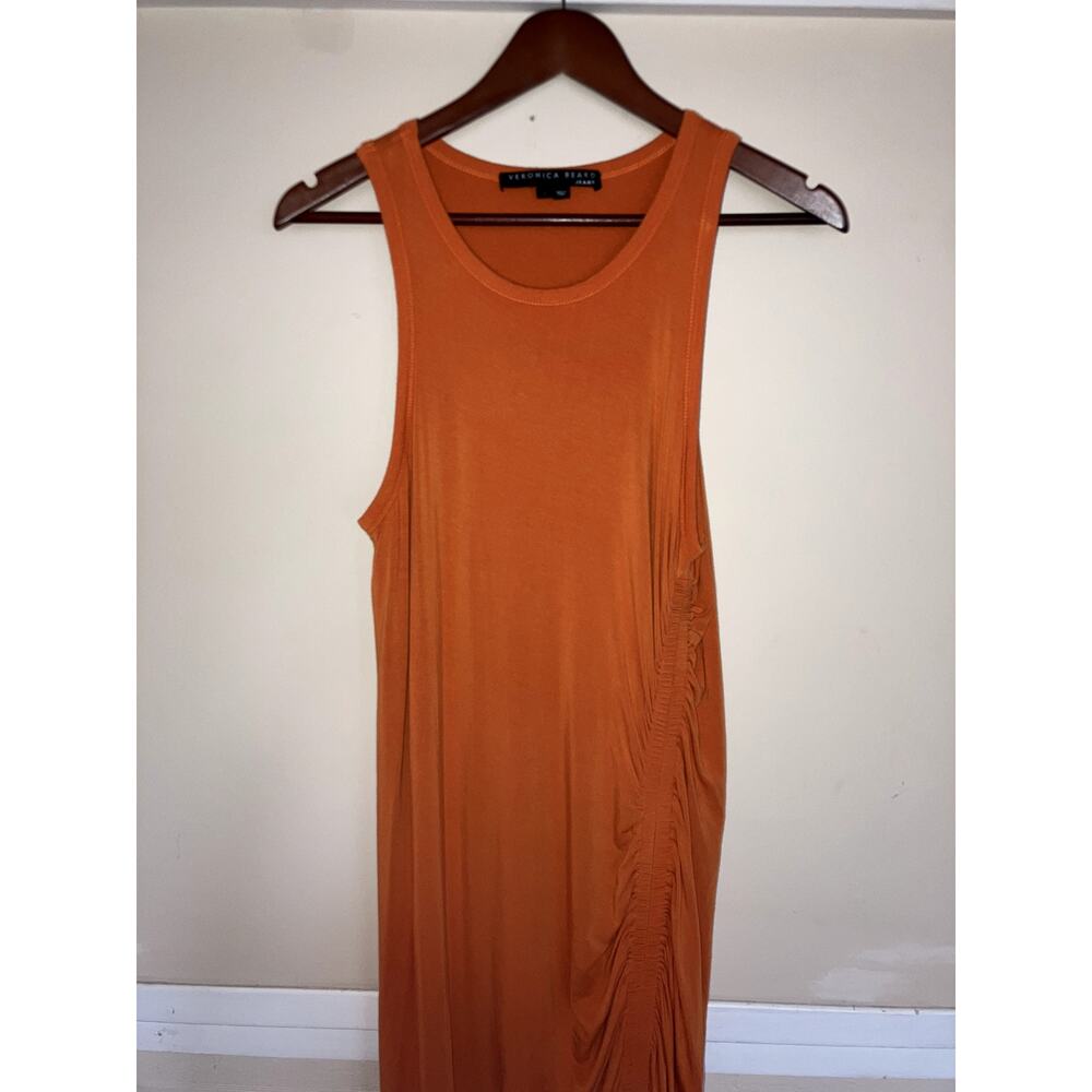 Veronica Beard Orange Midi Dress - Picture 4 of 11